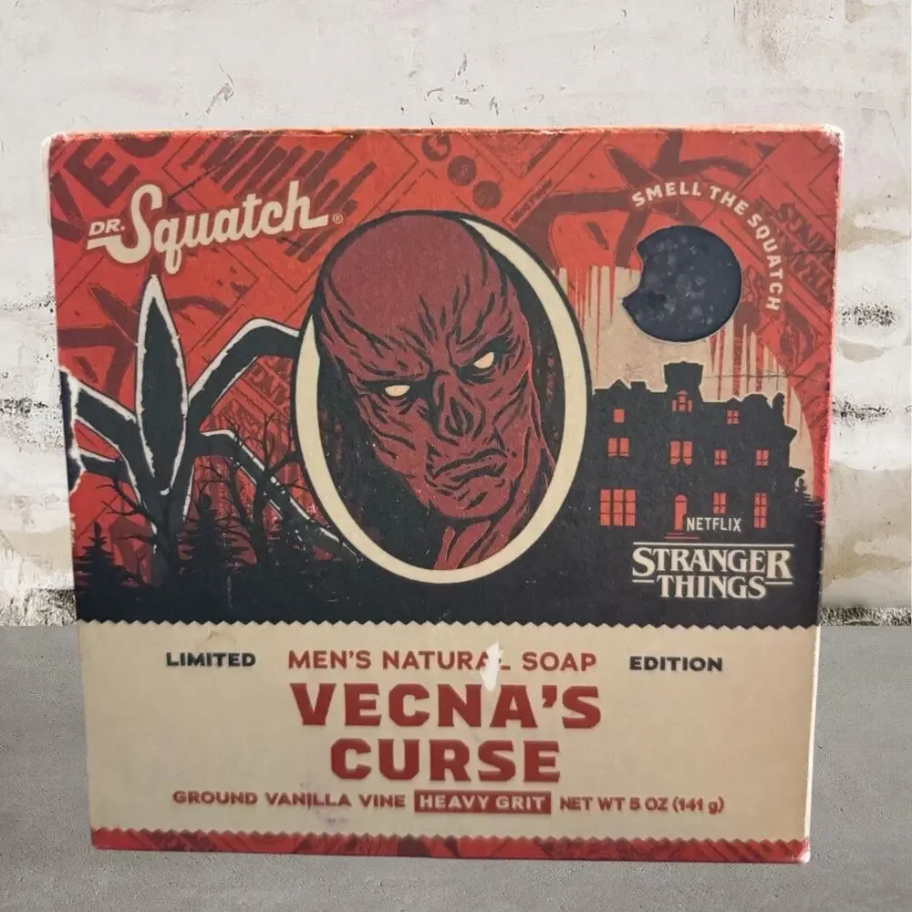 Dr. Squatch Vecna's Curse Men's Natural Soap - Red